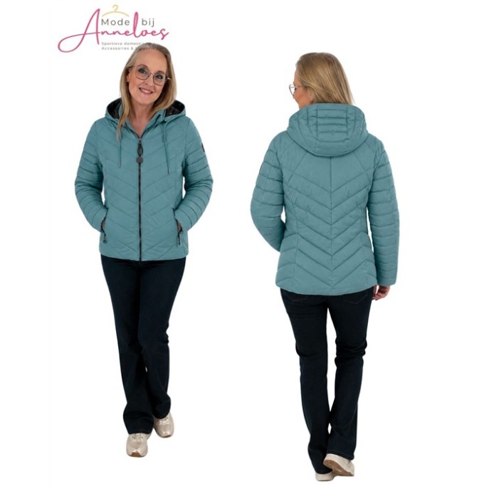 District Jassen Winterjas Cookie LM10310263 - Mineral blue District Jassen Winterjas Cookie LM10310263 - Mineral blue